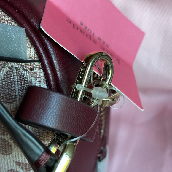 Kate Spade Spade Flower Coated Canvas Infinite Medium Crossbody Pink Multi NWT - Picture 11 of 14